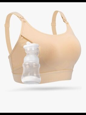 Nursing & Pumping Bras in Nude & Black- Comfortable Support for Breastfeeding